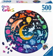 Ravensburger Circle of Colours: Dreams Circular Jigsaw Puzzle 500 Pieces - Jigsaw Puzzle