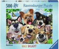 Ravensburger Psí selfie 500 dílků - Jigsaw Puzzle
