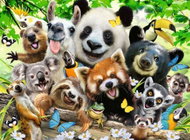 Ravensburger Zvířecí selfie XXL 300 dílků - Jigsaw Puzzle