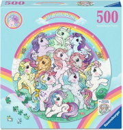 Ravensburger Kulaté Můj malý Pony 500 dílků - Jigsaw Puzzle