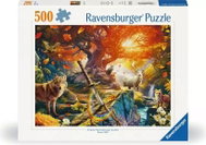 Ravensburger Meč Excalibur v lese 500 dílků - Jigsaw Puzzle
