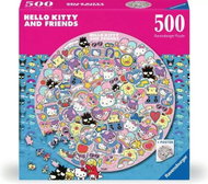 Ravensburger Kulaté puzzle Hello Kitty 500 dílků - Jigsaw Puzzle