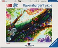 Ravensburger USA Jigsaw Nationals: Mechový les 500 dílků - Jigsaw Puzzle