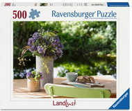 Ravensburger LandLust: Květiny na stole 500 dílků - Jigsaw Puzzle