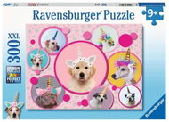 Ravensburger Roztomilí psí jednorožci XXL 300 dílků - Jigsaw Puzzle