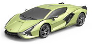 RE.EL Toys Lamborghini Sian 1:24, olívazöld metál, LED világítás - Távirányítós autó