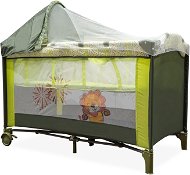 Aga4Kids Cestovní postýlka s moskytiérou zelená - Travel Bed