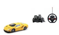 Mamido Remote control car racing model with steering wheel and pedals 1 : 16, red - Remote Control Car