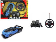 Mamido GT Remote control sports car with steering wheel and pedals 1 : 16, blue - Remote Control Car