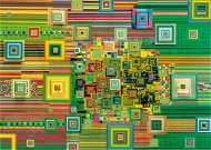 Schmidt Puzzle Zelený flashdisk 1000 dílků - Puzzle