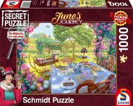 Schmidt Secret puzzle June's Journey: Čaj v zahradě 1000 dílků - Puzzle
