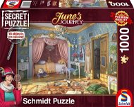 Schmidt Secret puzzle June's Journey: Ložnice slečny June 1000 dílků - Jigsaw