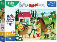 Trefl Puzzle Super Shape XXL Treflíci na koňské farmě 60 dílků - Jigsaw