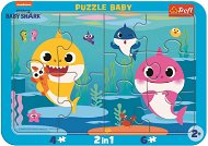 Trefl Baby puzzle Baby Shark Šťastní žraloci 2 v 1, 10 dílků - Jigsaw