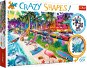 Trefl Crazy Shapes puzzle Pláž Miami 600 dílků - Puzzle