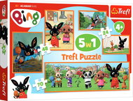 Trefl Puzzle Bing 5 in 1 (24-70 pieces) - Jigsaw Puzzle