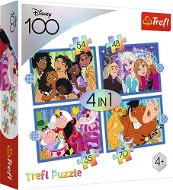 Trefl Puzzle Disney 100 let Disneyho veselý svět 4 v 1 (35, 48, 54, 70 dílků) - Puzzle