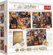 Trefl Puzzle Harry Potter Ron, Hermiona a Harry 400 + 500 + 600 dielikov - Puzzle