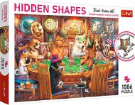 Trefl Puzzle Hidden Shapes Herný večer 1086 dielikov - Puzzle
