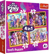 Trefl Puzzle My Little Pony: Zoznámte sa s poníkmi 4 v 1 (35, 48, 54, 70 dielikov) - Puzzle