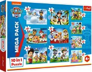 Trefl Puzzle Labková patrola Mega Pack 10 v 1 - Puzzle