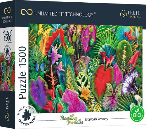 Trefl Puzzle UFT Blooming Paradise: tropical greenery 1 500 pieces - Jigsaw Puzzle - Main image