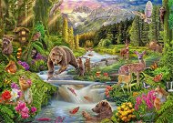 Schmidt Puzzle Divoká příroda: Hranice lesa 1000 dílků - Puzzle
