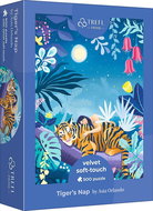 Trefl Puzzle UFT Velvet Soft Touch: Tiger's nap 500 pieces - Jigsaw Puzzle