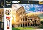 Jigsaw Trefl Sada 2v1 puzzle Amfiteátr Fláviův, Řím, Itálie 1000 dílků s lepidlem - Puzzle