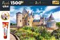 Trefl Sada 2v1 puzzle Zámek Sully-sur-Loire, Francie 1 500 dílků s lepidlem - Puzzle
