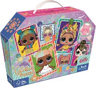 Trefl Třpytivé Glitter puzzle v kufříku L.O.L. Surprise: Barevné panenky 70 dílků - Puzzle