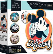 Trefl Wood Craft Origin puzzle Mickey Mouse Retro 160 dielikov - Drevené puzzle