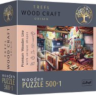 Trefl Wood Craft Origin puzzle Poklady na půdě 501 dílků - Drevené puzzle