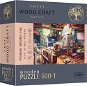 Trefl Wood Craft Origin puzzle Poklady na půdě 501 dílků - Wooden Puzzle