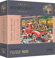 Trefl Wood Craft Origin puzzle Santovi malí pomocníci 1000 dílků - Wooden Puzzle