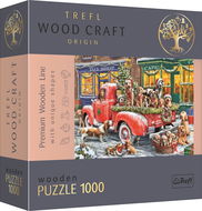 Trefl Wood Craft Origin puzzle Santovi malí pomocníci 1000 dílků - Dřevěné puzzle