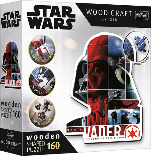 Trefl Wood Craft Origin puzzle Star Wars: Darth Vader 160 pieces - Wooden Puzzle - Main image