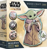 Trefl Wood Craft Origin puzzle The Mandalorian: Grogu 160 dielikov - Drevené puzzle