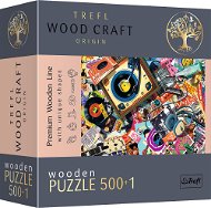 Trefl Wood Craft Origin puzzle Ve světě hudby 501 dílků - Wooden Puzzle