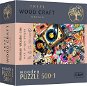 Trefl Wood Craft Origin puzzle Ve světě hudby 501 dílků - Wooden Puzzle