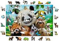 WOODEN CITY Welcome to the Jungle 2in1, 505 pieces ECO - Wooden Puzzle