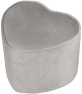ROBA Lil Sofa Children's Heart-shaped Stool, Grey - Ottoman