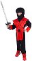 RAPPA Kostým ninja červeno-černý 6 - 8 let - Costume