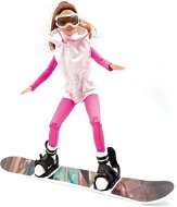 Jägerndorfer Snowboarder Winterpuppe Snowboard 28cm - Doll
