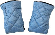 Pinkie Blue Square - Pushchair Gloves