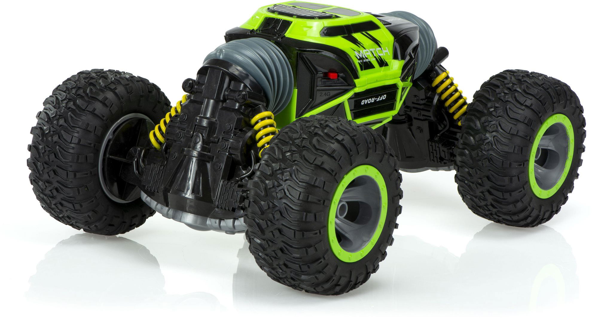 IKONKA Reversible RC car with joints 47cm green Remote Control Car Alza.cz