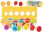 IKONKA Vzdelávacia triedička puzzle zodpovedá tvarom ovocných vajíčok 12 ks - Puzzle