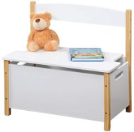 Kesper Dětská lavice s úložným prostorem, bílá, 60×56×34,5 cm  - Lavice