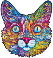 Unidragon Wooden puzzle - Impressive Cat size. S (19×21cm) - Wooden Puzzle