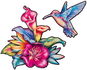 Dřevěné puzzle Unidragon Dřevěné puzzle - Nepolapitelný Kolibřík vel. M (38×29cm) - Dřevěné puzzle